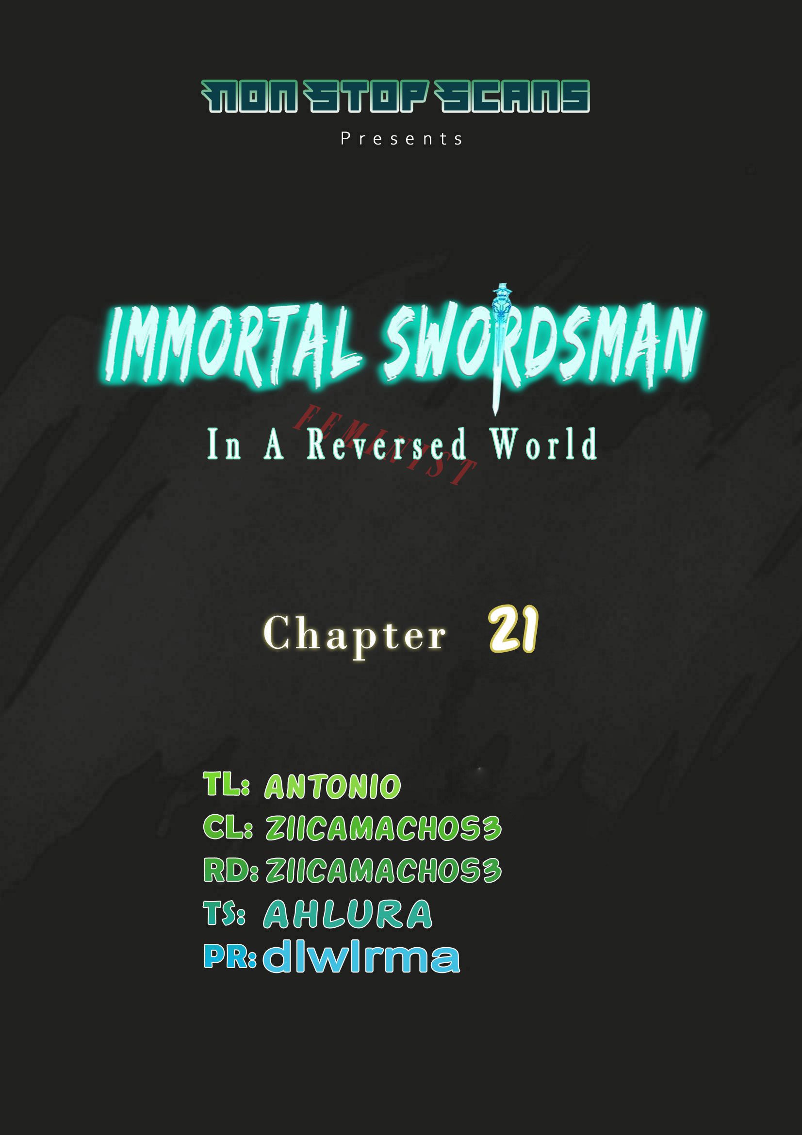 Immortal Swordsman in The Reverse World Chapter 21 1